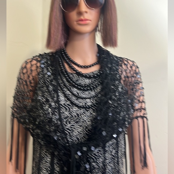 A Classy Sleeveless Symmetrical/Tweed Dress By Alexandra of California. 12P - Picture 8 of 15